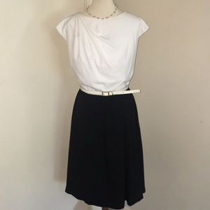 🌷Calvin Klein- Black & White Dress